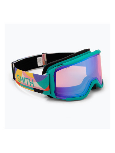 Детски скиорски очила Smith Daredevil Jr jade formations/blue sensor mirror