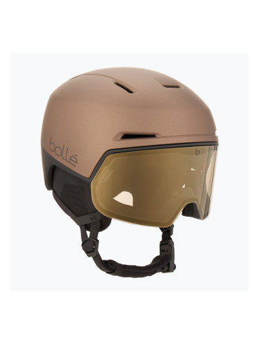 Ски каска Bollé X-Fusion tungsten black matte/photochromic gold