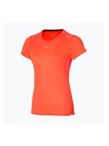 Дамска тениска за бягане Mizuno DryAeroFlow Tee nasturtium