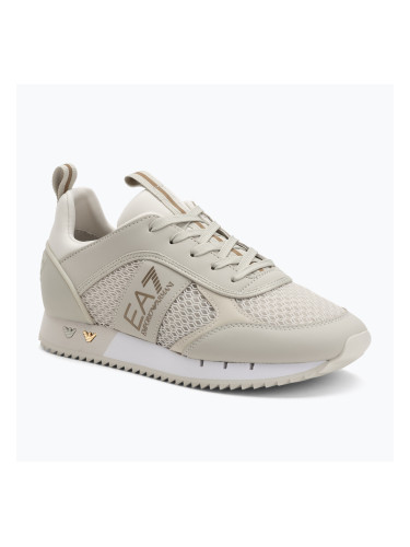 EA7 Emporio Armani Black & White Laces silver birch/gold обувки