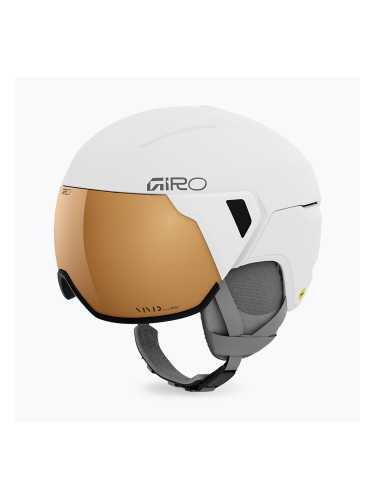 Дамска скиорска каска Giro Aria Spherical Mips W matte white/vivid copper
