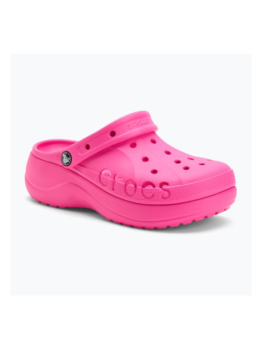 Crocs Baya Platform Clog джапанки електриково розово