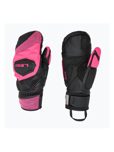 Дамски скиорски ръкавици LEKI WCR Venom SL 3D Mitt black/ rose