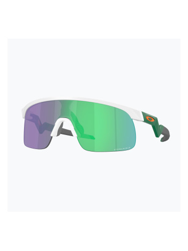 Детски слънчеви очила Oakley Resistor matte white/prizm jade