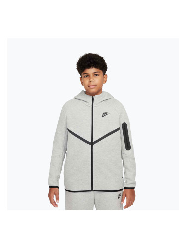 Детски суитшърт Nike Sportswear Tech Fleece Full-Zip dark grey heather/black/black