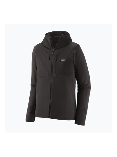 Мъжки суитшърт за трекинг Patagonia R1 Thermal Full Zip Hoody black