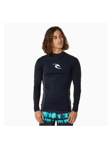 Мъжка блуза за плуване с дълъг ръкав Rip Curl Waves Upf Perf L/S black