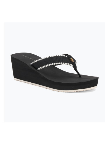 Tommy Hilfiger дамски джапанки Wedge Beach Sandal black