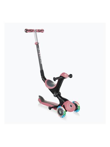 Globber Go.Up Deluxe Lights дълбоко пастелно розово детско триколесно колело