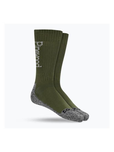 Pinewood Coolmax Medium трекинг чорапи 2 чифта зелени