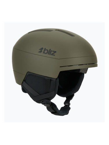 Скиорска каска Bliz S002 matte camo green