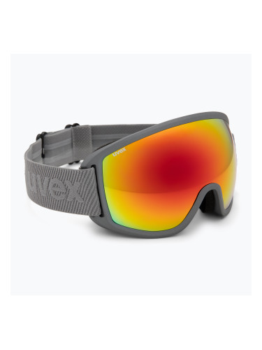 Скиорски очила UVEX Topic rhino matt/mirror rainbow rose