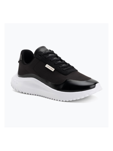 Дамски обувки Calvin Klein YW0YW02016 Eva Runner Lace Up Mat Mix 0GN black/gun metal