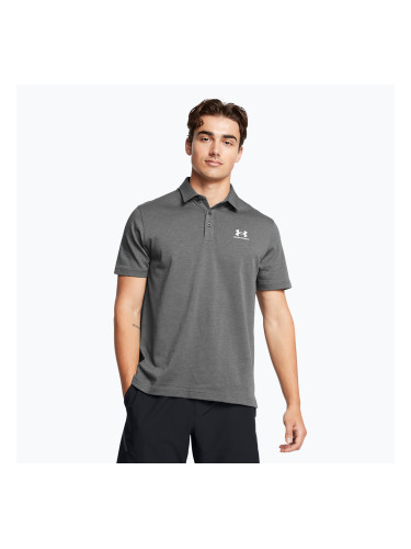Мъжка поло риза Under Armour Icon Polo castlerock light heather/white