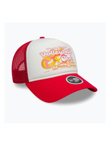 New Era Foam Trucker ярко розова бейзболна шапка