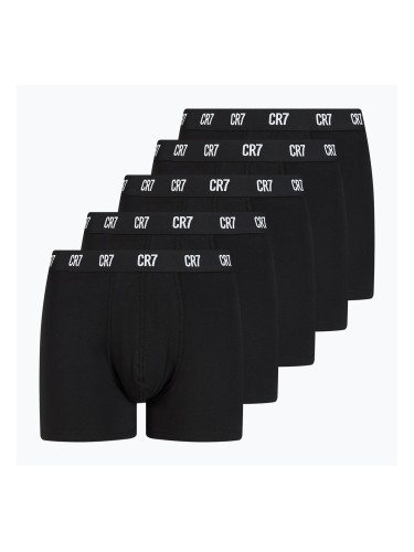 Мъжки боксерки CR7 Basic Trunk 5 чифта черно/бяло