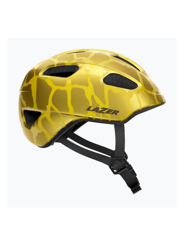 Детска велосипедна каска Lazer Pnut 2.0 KinetiCore golder giraffe