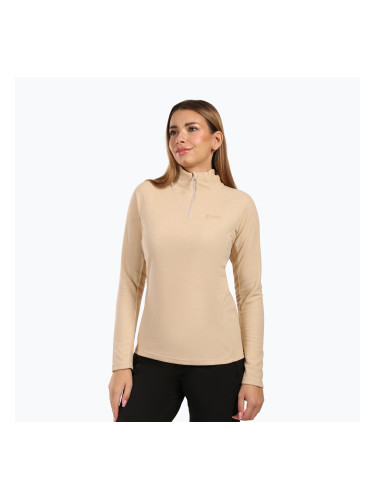 Дамски скиорски суитшърт Kilpi Almeri beige