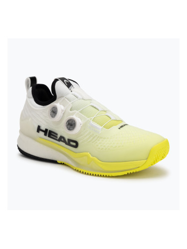 Мъжки обувки за тенис HEAD Endure Pro BOA Clay white/yellow