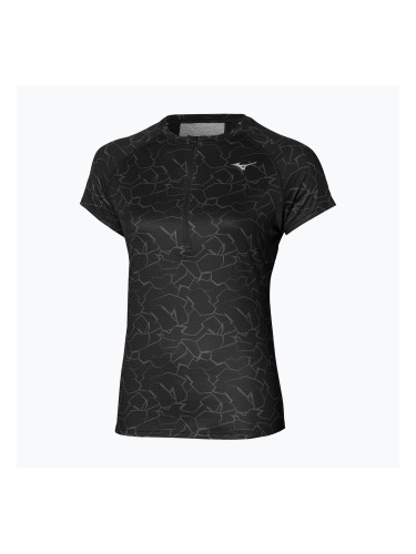 Дамска тениска за бягане Mizuno Graphic Trail Tee black