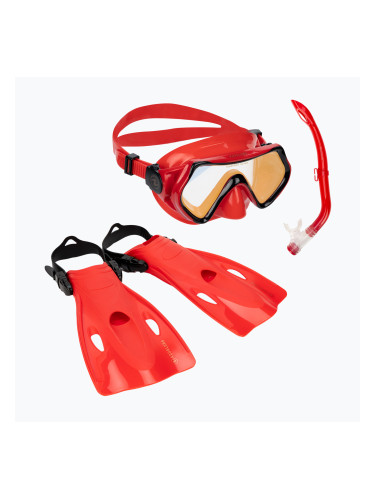 Aqualung Hero Set детски комплект за шнорхел червен SV1160675SM