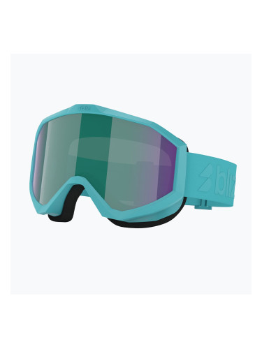 Детски скиорски очила Bliz Liner Jr matte turquoise/brown/green multi