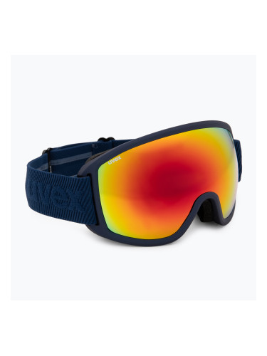 Скиорски очила UVEX Topic navy matt/mirror rainbow rose