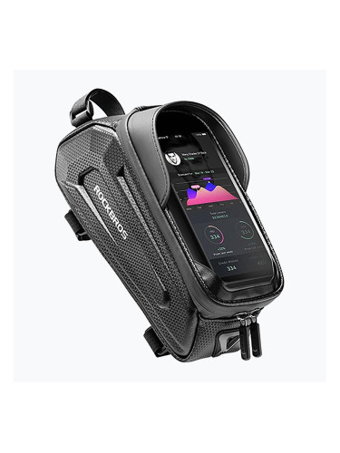 Чанта за рамка на велосипед Rockbros B68 1,5 l black