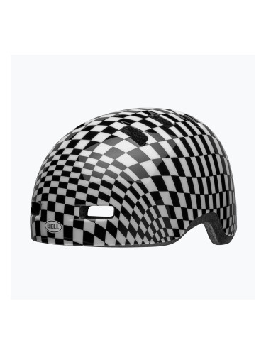 Детска велосипедна каска Bell Lil Ripper checker gloss black/white