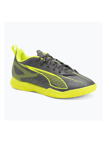 Детски футболни обувки PUMA Ultra 5 Play TT Jr. matte aged silver/yellow alert/puma aged silver