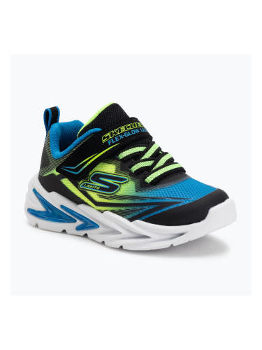Детски обувки SKECHERS Flex-Glow Ultra black/blue/lime