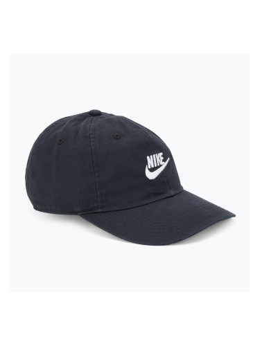 Детска бейзболна шапка Nike Club Unstructured Futura Wash white/black