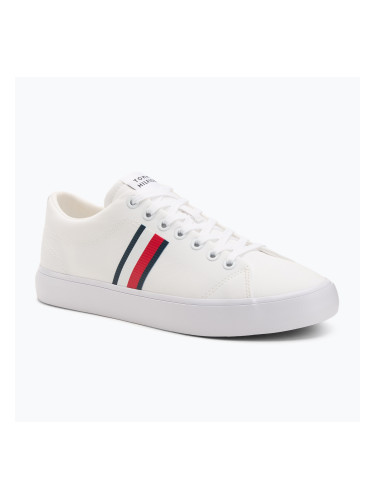 Tommy Hilfiger мъжки маратонки Th Hi Vulc Low Core Stripes Mesh white