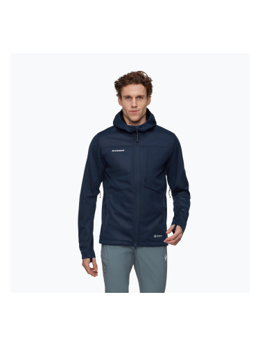 Мъжко софтшел яке Mammut Ultimate VIII Softshell Hooded marine