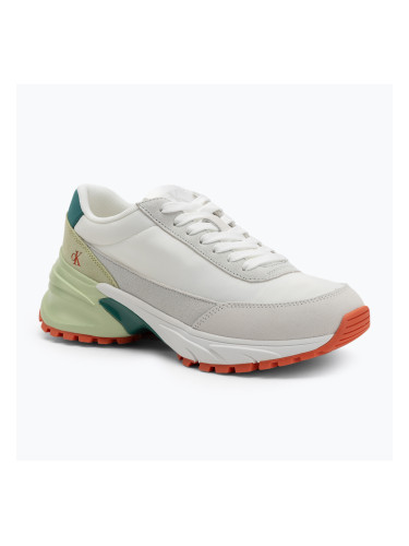 Calvin Klein дамски обувки YW0YW01852 Hike Runner Mg Nylon Mix bright white/oyster mushwroom