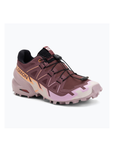 Дамски обувки за бягане Salomon Speedcross 6 catawba grape/papaya/deauville mauve