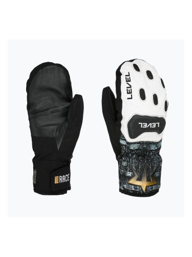 Скиорски ръкавици Level Race Replica Mitt pk white