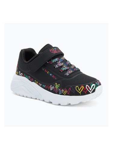 Детски обувки SKECHERS Uno Lite Heart Craze black/multi
