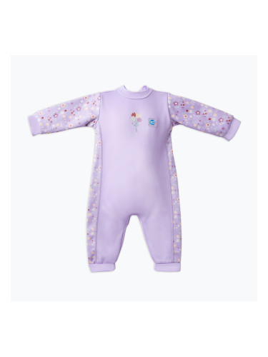 Детски неопренов костюм за плуване Splash About Warm In One lilac spring