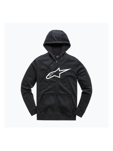 Мъжки суитшърт Alpinestars Ageless II Zip Hoodie black/white