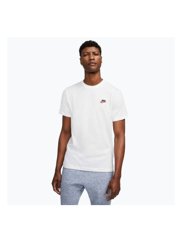 Мъжка тениска Nike Sportswear Club white/black/university red
