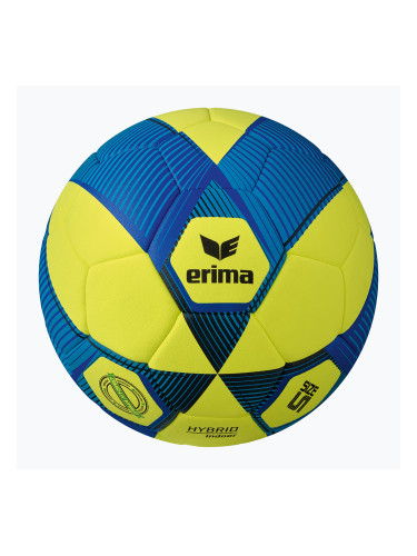 ERIMA Hybrid Indoor yellow/new royal blue размер 4 футболни