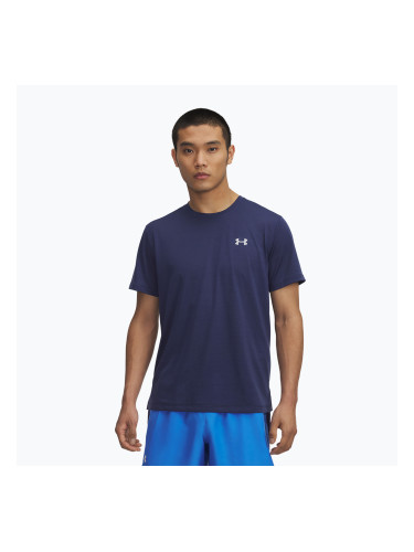 Мъжка тениска за бягане Under Armour UA Launch washed navy/reflective