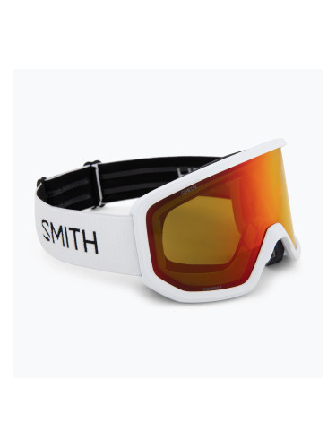Скиорски очила Smith Transfer white/red sol-x mirror