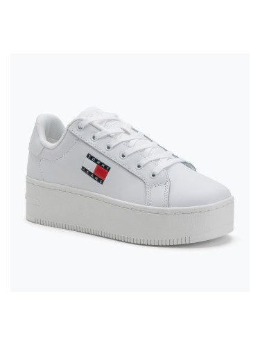 Tommy Jeans дамски обувки Tjw Flatform Cupsole Ess white