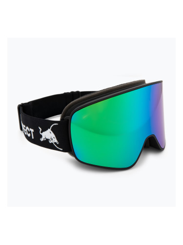Скиорска маска Red Bull SPECT Rush matt black/brown with green mirror