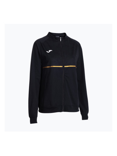 Женски потник за бягане Joma Record III Full Zip черен