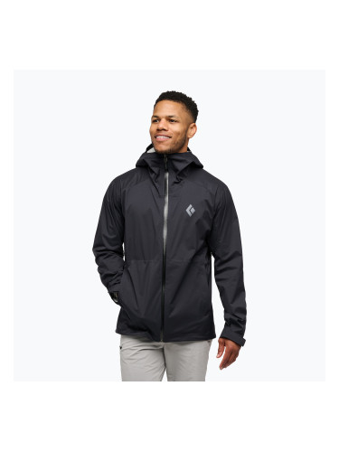 Дамско яке за дъжд Black Diamond Fineline Stretch black
