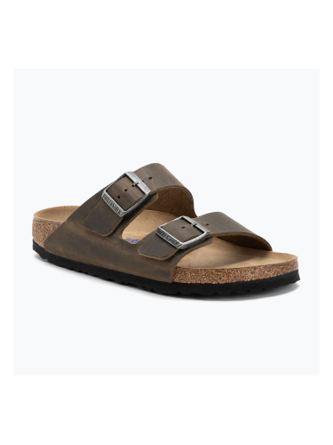 BIRKENSTOCK Arizona SFB LEOI Тесни избледнели джапанки в цвят каки