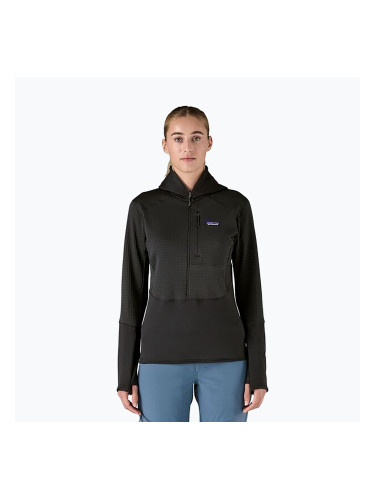 Дамско софтшел яке Patagonia R1 Hybrid Pullover Hoody black